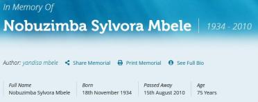 MBELE-Nobuzimba-Sylvora-1934-2010-F