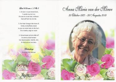 MERWE-VAN-DER-Anna-Maria-Nn-Babs-1927-2019-F
