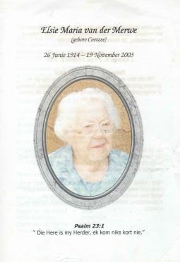 MERWE-VAN-DER-Elsie-Maria-Nn-Ella-nee-Coetzee-1914-2003-F