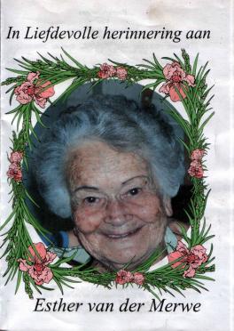 MERWE-VAN-DER-Esther-nee-Kruger-X-Smit-1919-2006-F