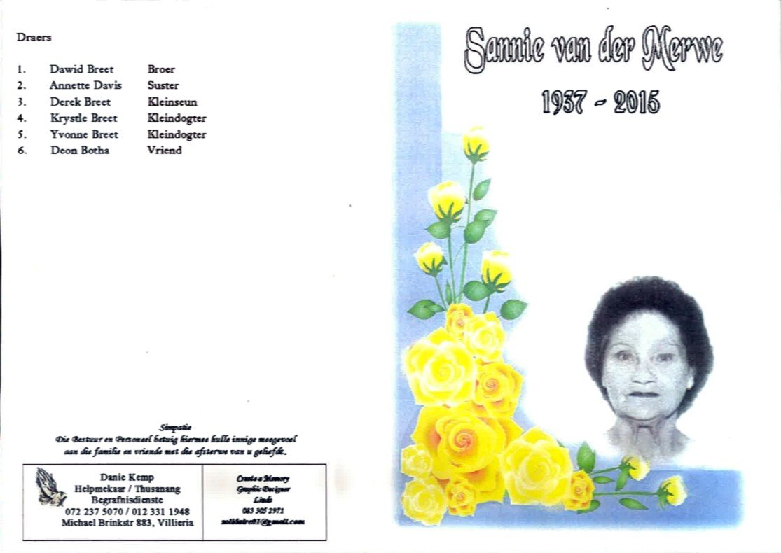 MERWE-VAN-DER-Hulbrecht-Susanna-Cornelia-Nn-Sannie-nee-Breet-1937-2015-F_1