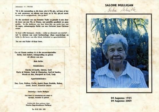 MULLIGAN-Maria-Salome-Nn-Salome-nee-Schutte-1925-2009-F_1