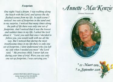 MacKENZIE-Annette-nee-Nieuwoudt-1919-2006-F