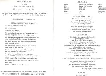 NEL-Catharina-Nicolaas-Nn-Rina-1932-1996-F