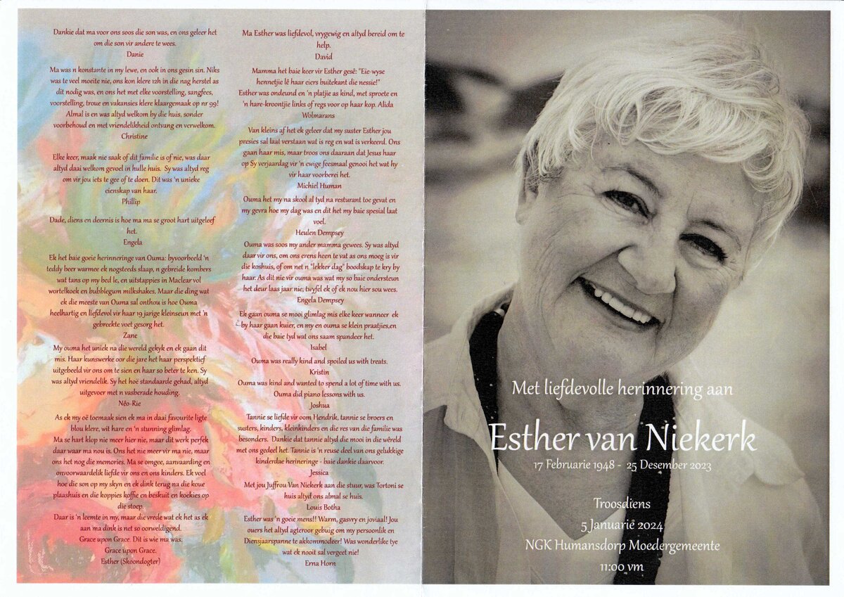NIEKERK-VAN-Hester-Elizabeth-Nn-Esther-nee-Human-1948-2023-F-100