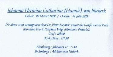 NIEKERK-VAN-Johanna-Hermina-Catharina-Nn-Hannie-1929-2019-F-95