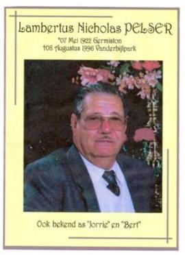 PELSER-Lambertus-Nicholas-Nn-Jorrie.Bert-1922-1996-M_99