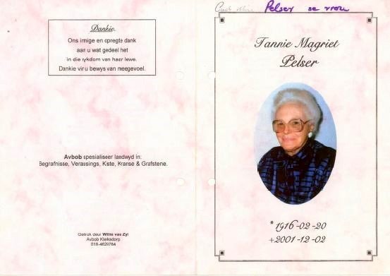 PELSER-Magrita-Isabella-Nn-TannieMagriet-nee-Blignaut-1916-2001-F_99