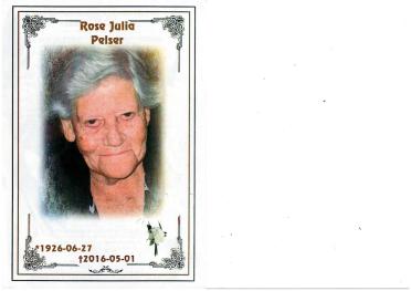 PELSER-Rose-Julia-Nn-Rose-1926-2016-F-1