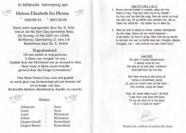 PLESSIS-DU-Helena-Elizabeth-Nn-Lena.OumaLena-née-Bester-1922-2007-F_2