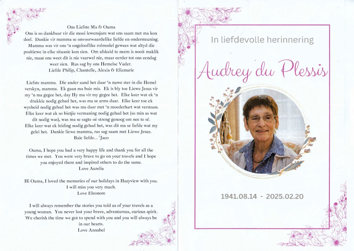 PLESSIS-DU-Johanna-Adriana-Nn-Audrey-1941-2025-F-01