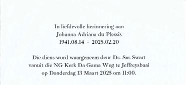 PLESSIS-DU-Johanna-Adriana-Nn-Audrey-1941-2025-F_3
