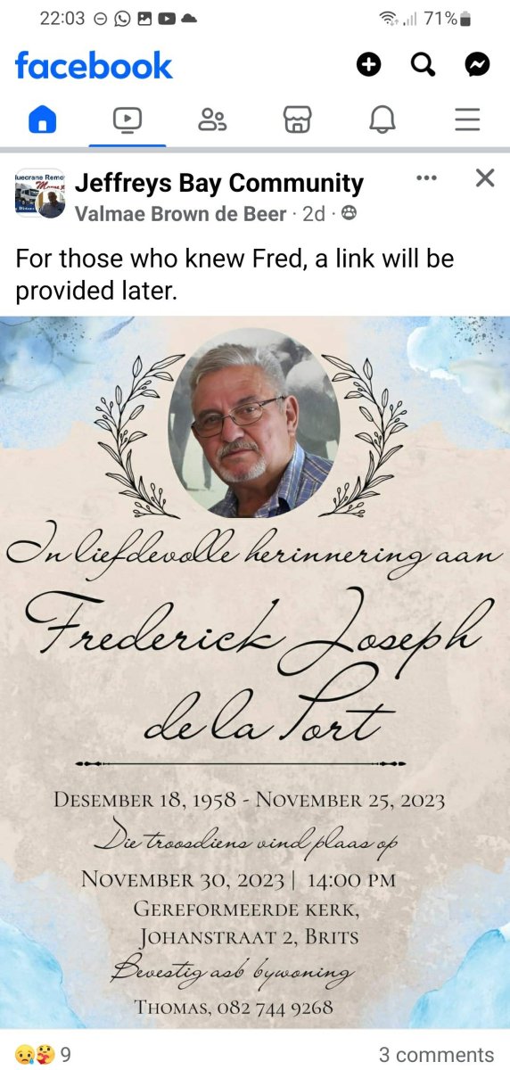 PORT-DE-LA-Frederick-Joseph-Nn-Fred-1958-2023-M_2