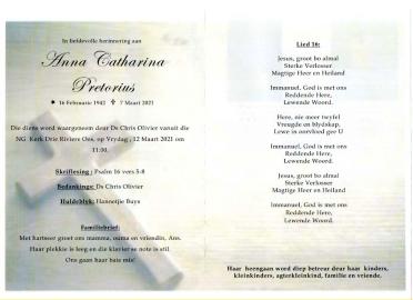 PRETORIUS-Anna-Catharina-Nn-Ans-1942-2021-F-2