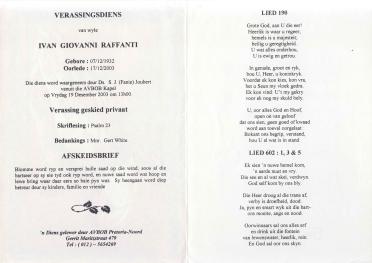 RAFFANTI-Surnames-Vanne