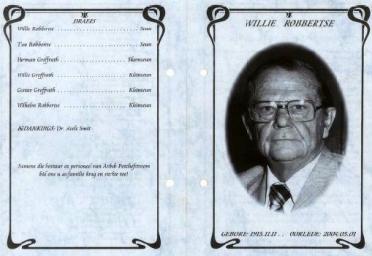 ROBBERTSE-Wilhelm-Petrus-Nn-Willie-1915-2004-M