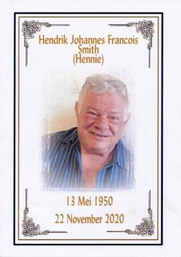SMITH-Hendrik-Johannes-Francois-Nn-Hennie-1950-2020-M-1