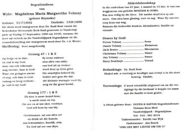 TOLMAY-Magdalena-Maria-Margaretha-nee-Reyneke-1932-1999-F