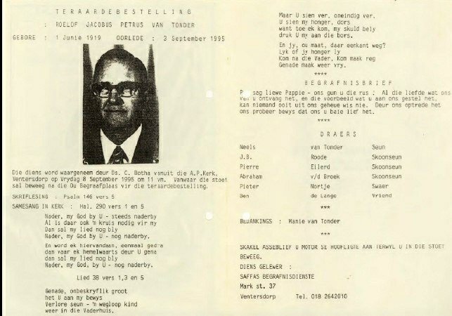 TONDER-VAN-Roelof-Jacobus-Petrus-1919-1995-M_1