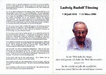TÖNSING-Ludwig-Rudolf-Nn-Dutz-1918-2006-M