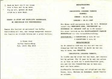 TREDOUX-Christoffel-Johannes-Nn-Hannes-1944-1998-GGSA.NoordWesVersameling-M