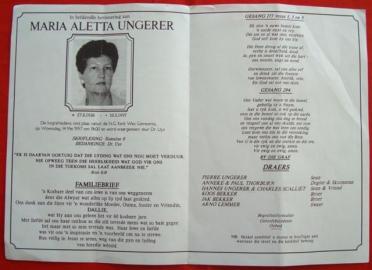 UNGERER-Maria-Aletta-nee-Bekker-1936-1997-F