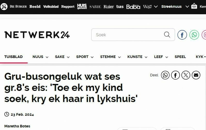 zHoërskool Riebeeckstad Bus Insident-07