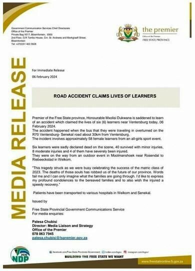 zHoërskool Riebeeckstad Bus Insident-11