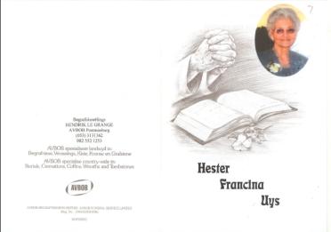 UYS-Hester-Francina-1917-2007-F