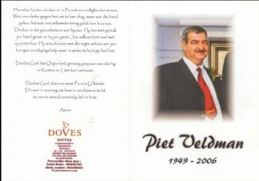 VELDMAN-Petrus-Hermanus-Nn-Piet-1949-2006-GGSA.NoordWesVersameling-M