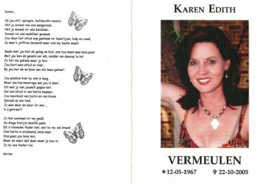 VERMEULEN-Karen-Edith-nee-Maree-1967-2005-F