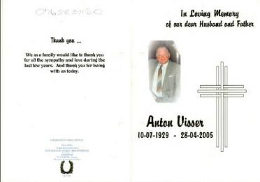 VISSER-Anton-1929-2005-GGSA.NoordWesVersameling-M