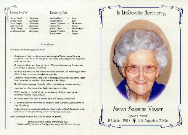 VISSER-Sarah-Susanna-1910-2006-F_1