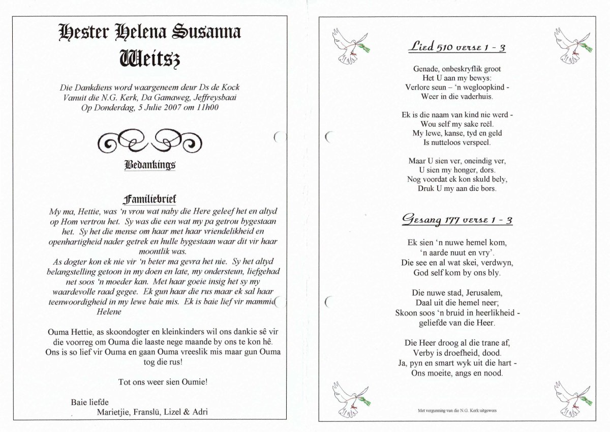 WEITSZ-Hester-Helena-Susanna-Nn-Hettie-1926-2007-F_2