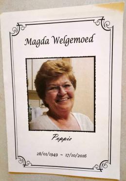 WELGEMOED-Isabella-Magdalena-Nn-Magda.Poppie-nee-Stoltz-1949-2016-F