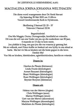 WELTHAGEN-Magdalena-Josina-Johanna-Nn-Maggie-1931-2022-F_2