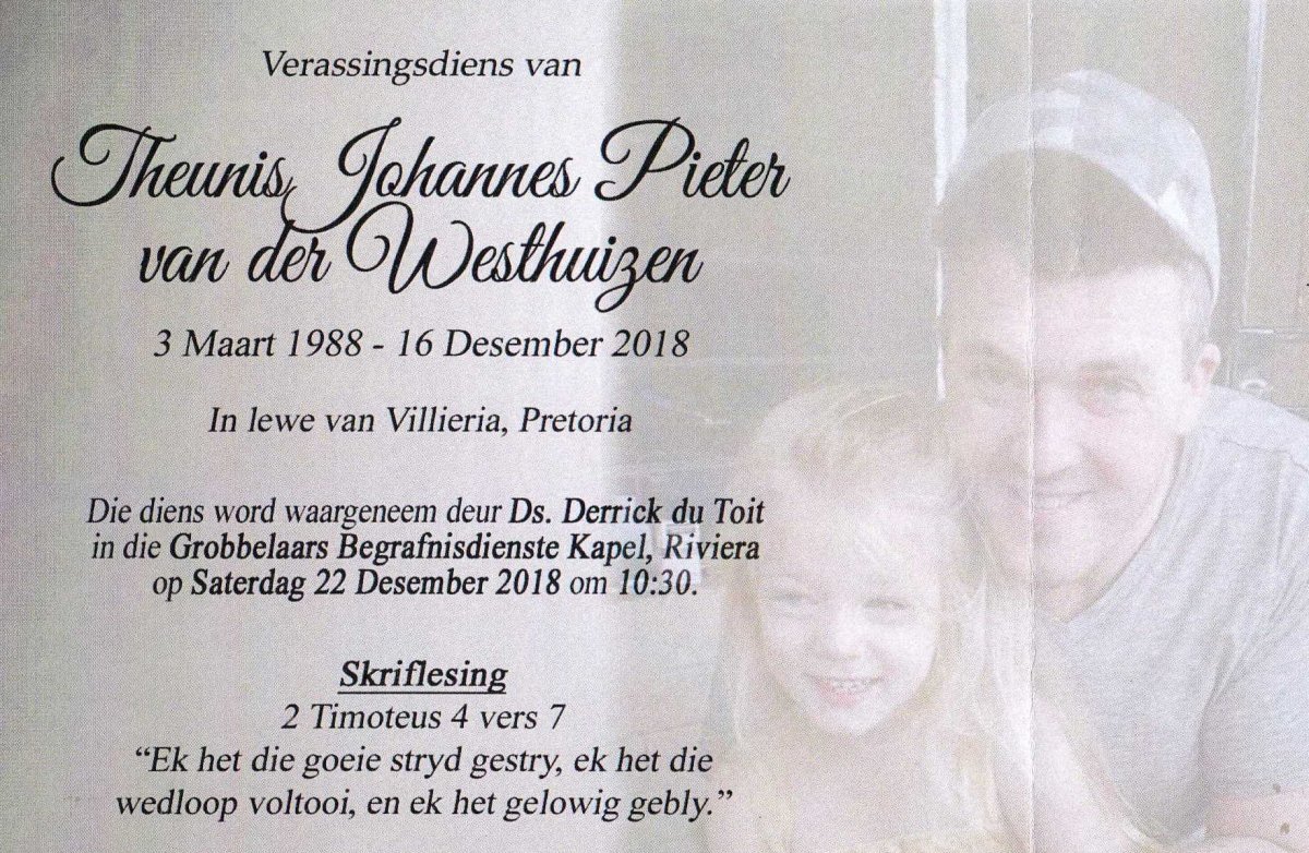 WESTHUIZEN-VAN-DER-Theunis-Johannes-Pieter-Nn-Pieter-1988-2018-M_2