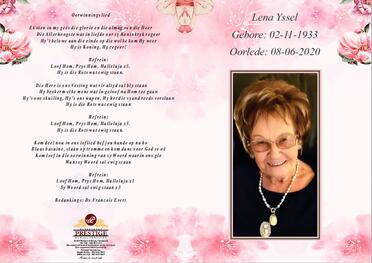 YSSEL-Helena-Catharina-Johanna-Nn-Lena-1933-2020-F